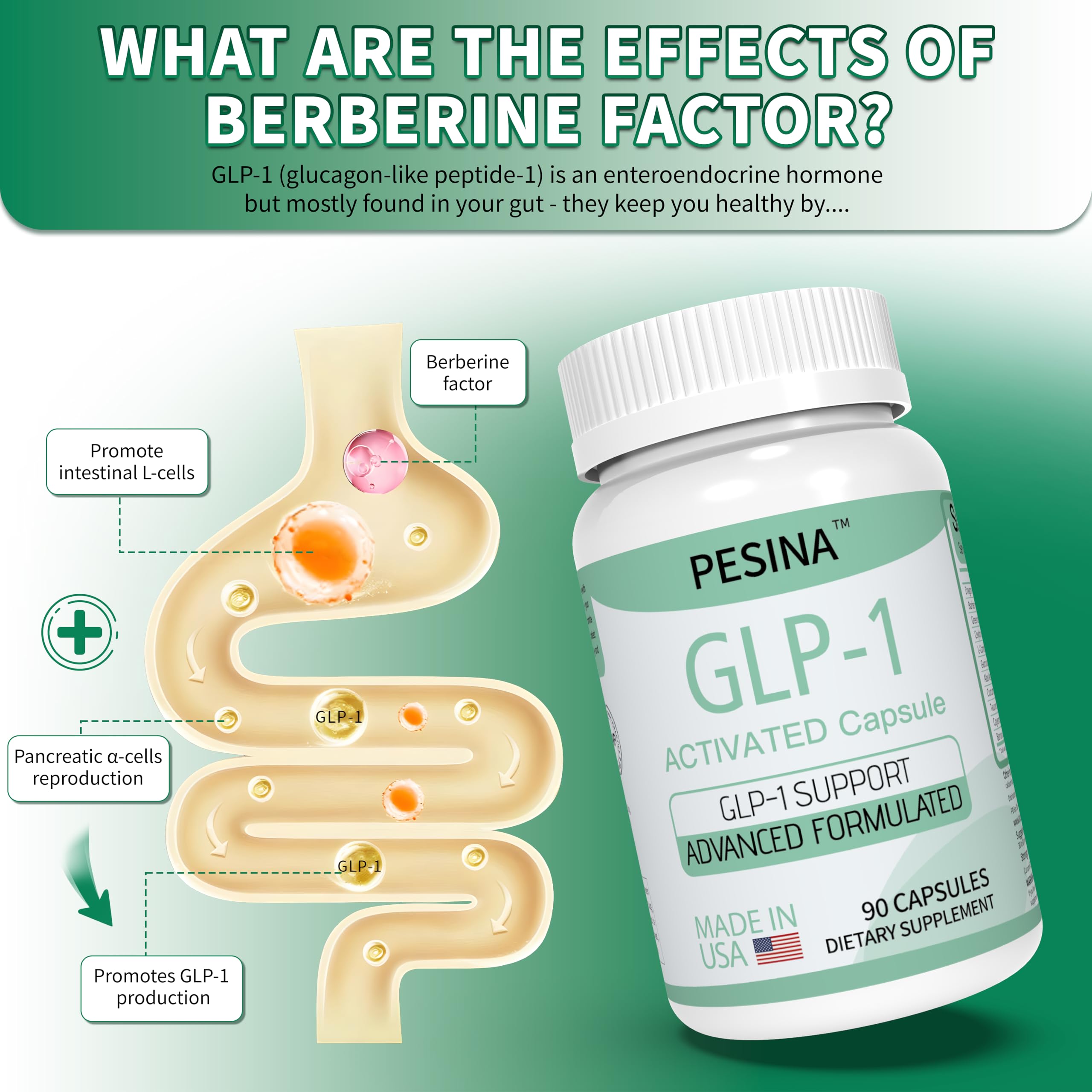 Amazon.com: PESINA GLP-1 Supplement for Women and Men, GLP Activate Expert Formula, GLP1 Naturally Supplement for Hunger & Metabolic Support, Take 3 Times Daily, Before Meal (90 Capsules) : Health & Household Amazon.com: PESINA GLP-1 Supplement for Women and Men, GLP Activate Expert Formula, GLP1 Naturally Supplement for Hunger & Metabolic Support, Take 3 Times Daily, Before Meal (90 Capsules) : Health & Household