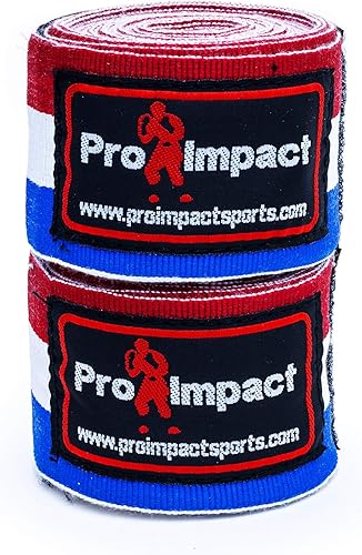 Miniatura 2 de Pro Impact Vendas de mano de estilo mexicano para hombres y mujeres  Performance Essentials MMA, boxeo, Muaythai, kickboxing, gimnasio  Accesorios