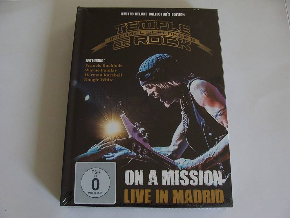 (未使用･未開封品)　Michael Schenker&#39;s Temple Of Rock: On a Mission - Live in Madrid 0pbj0lf Michael Schenker's Temple Of Rock – On A Mission - Live In