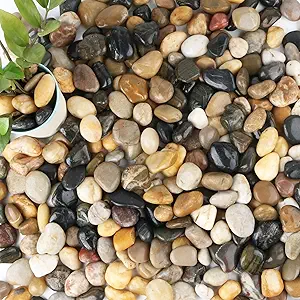 Anothera 18-lb Bulk Bag Pebbles for Plants 1-1.5  Aquarium Gravel River Rocks Garden Outdoor Decorative Stones