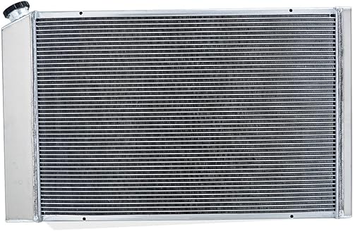 Miniatura 7 de RADREPLA Radiador de aluminio de 3 filas para Chevy GMC C10 C20 C30 C1500 C2500 K10 K20 K30 Pickup Blazer Jimmy V8 Radiadores Shroud 2 x 12 pulgadas