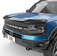 Vista 2 de EGR 303561 Superguard - Protector de capó, acabado ahumado oscuro, compatible con modelos Ford Bronco Sport seleccionados