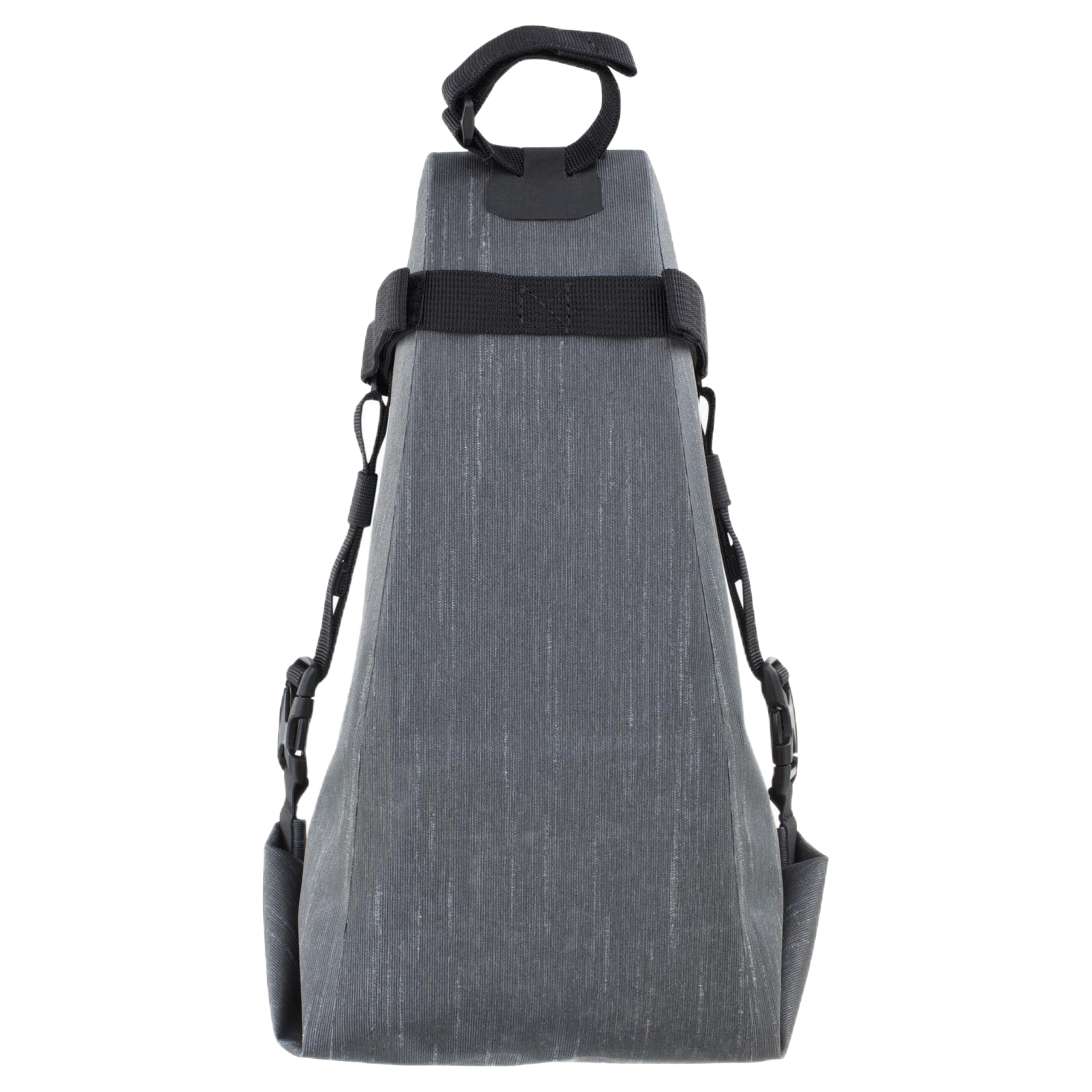 EVOC SEAT PACK WP 4, einfache Satteltasche (leichtes Fahrradzubehör, wasserfeste Bikebag, Fahrrad Tasche hinten, Maße: 12 x 30 x 11 cm, Gewicht: 220 g, Volumen: 4 l), Carbon Grey