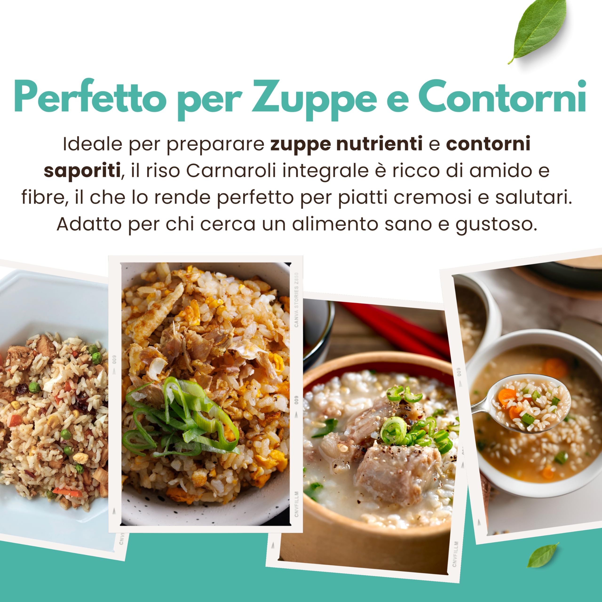 Riso Carnaroli Integrale Italiano 2 kg (2x1kg) – Chicchi Lunghi e Sodi, Ottima Tenuta in Cottura – Senza Glutine – Ideale per Risotti Integrali – 13 di Ilaria