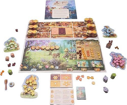 Miniatura 2 de Goliath Honey Buzz - Juego de mesa de estrategia de colocación de azulejos, componentes de madera, 1-4 jugadores, a partir de 10 años