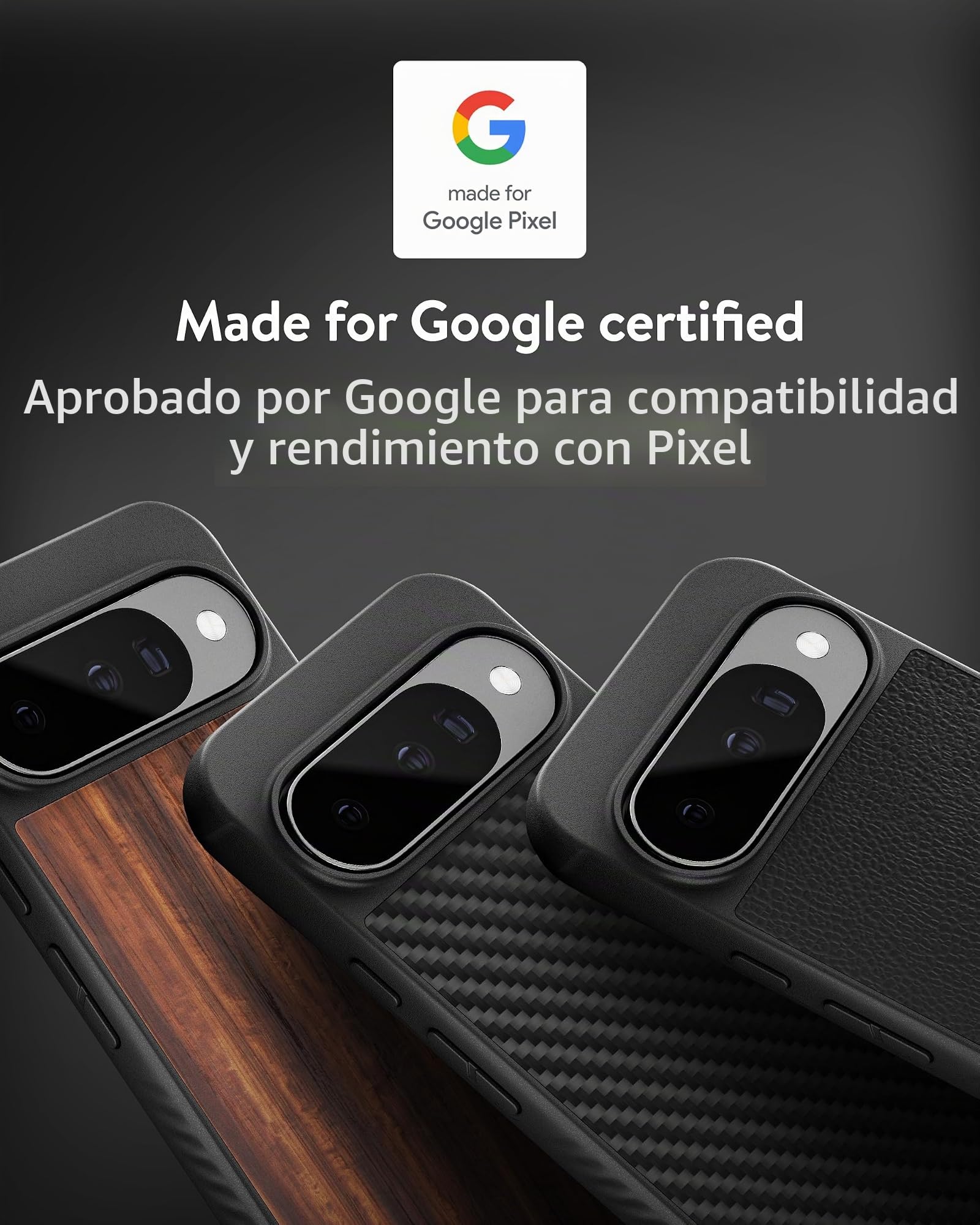 Mous para Google Pixel 10 Pro XL Limitless Fibra de Aramida Funda, Compatible con MagSafe - Negro