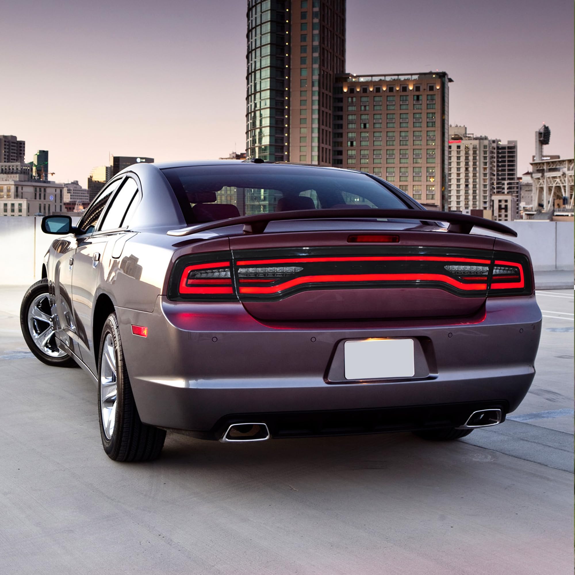 VLAND Pilotos traseros LED para Charger 2011-2014, Con luces diurnas dinámicas e intermitentes