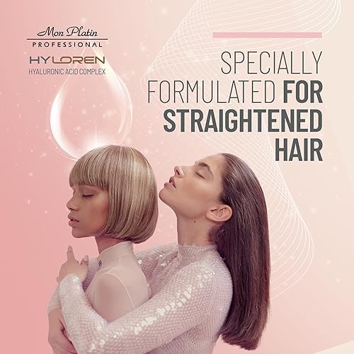 Miniatura 3 de Mon Platin Professional HY Loren Champú para el cabello más suave con complejo de ácido hialurónico, champú alisador y alisador fuerte para cabello