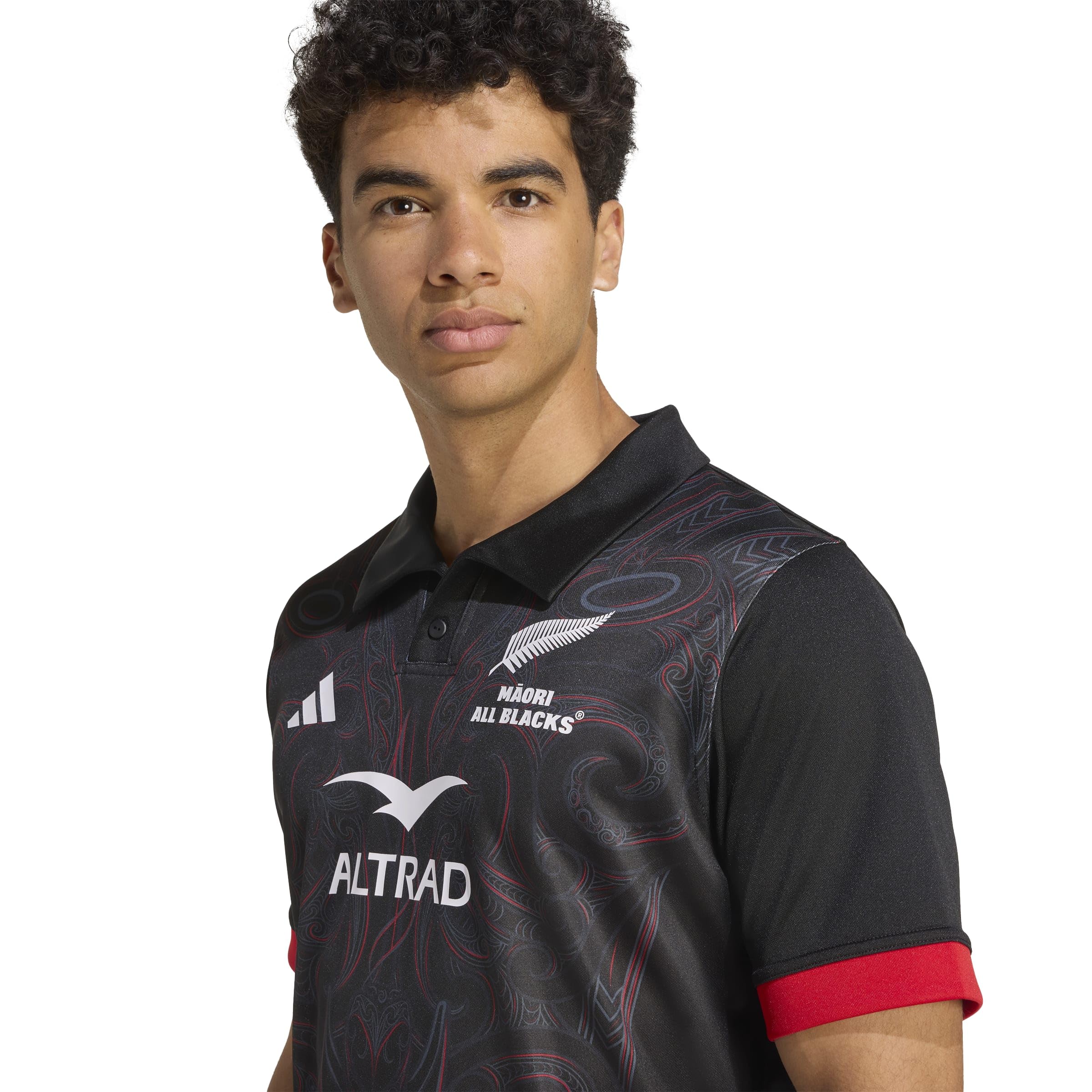 adidas Herren Maori All Blacks Home Men Kurzärmelig (1er Pack)