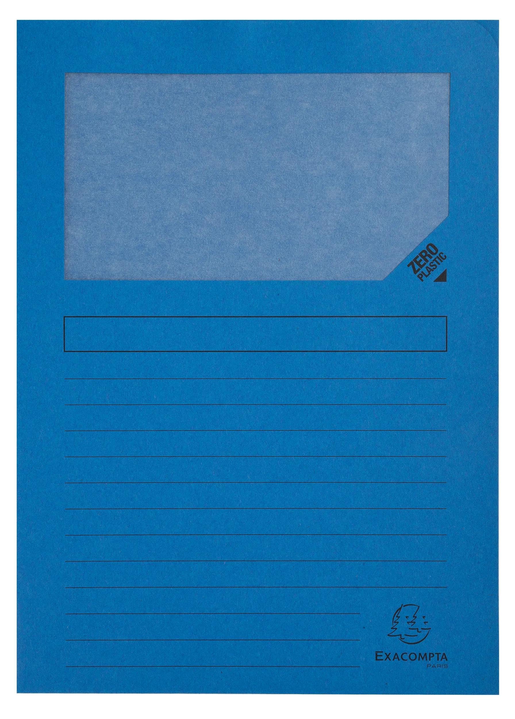 Exacompta 400 carpetas con ventana Forever® Blue Angel surtidas