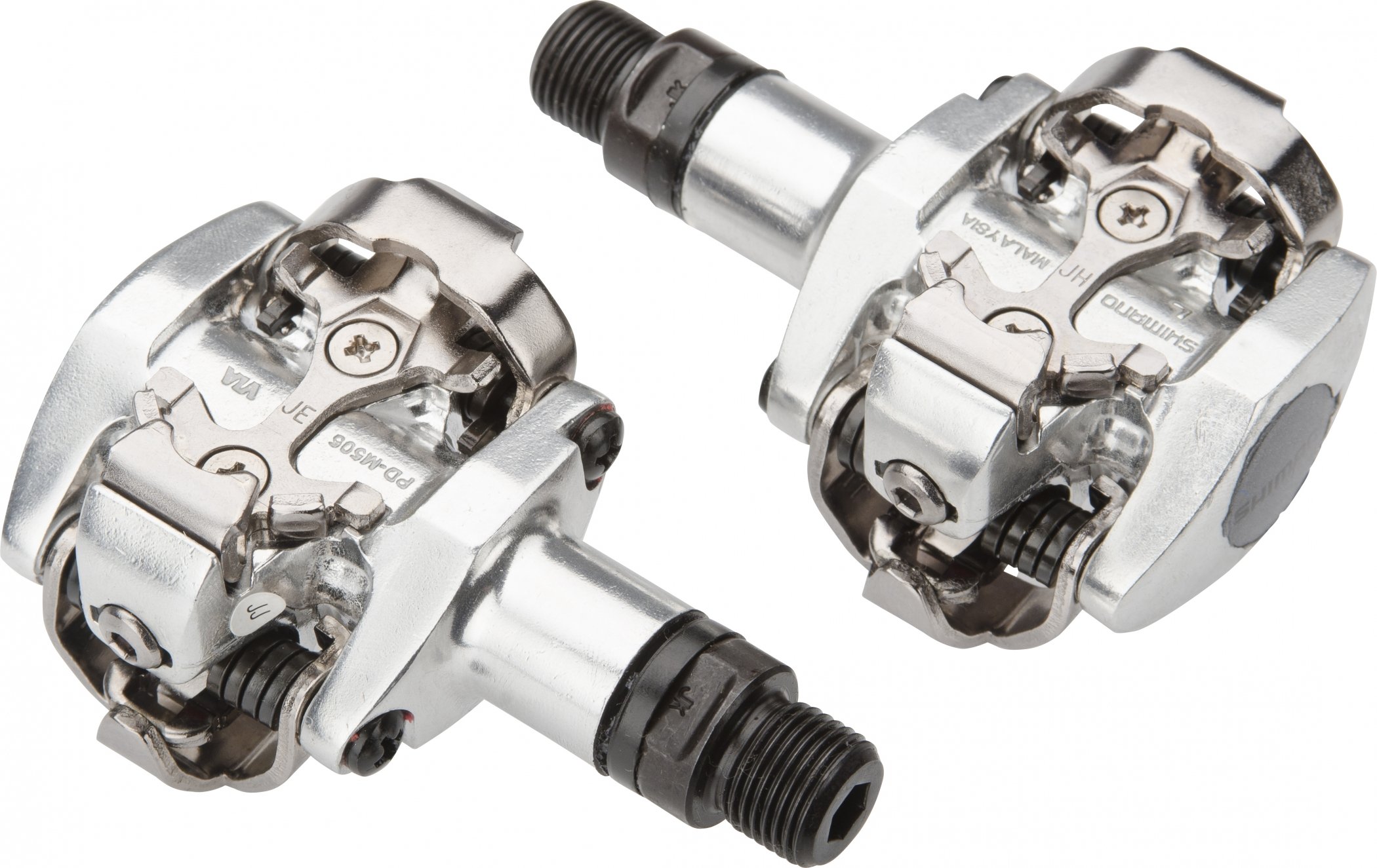 Pedaalset Shimano PDM505 SPD zilver