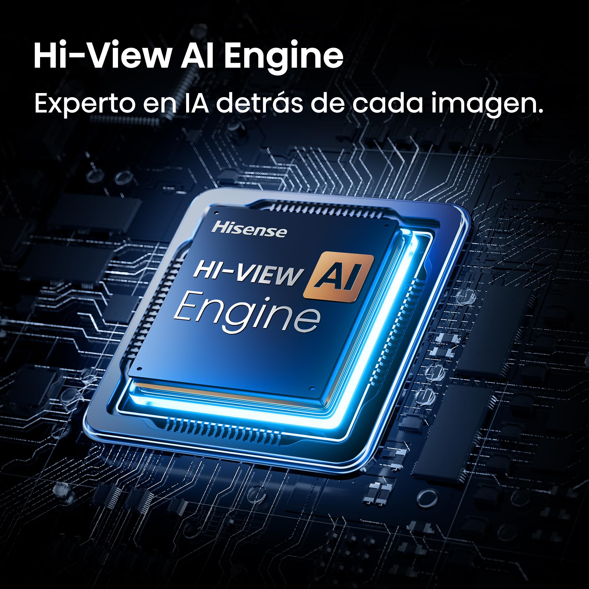 Hisense 50E8S - MiniLED Smart TV 50 Pulgadas, Hi-QLED MiniLED, Modo Juego 144 Hz Nativos, Subwoofer Integrado, Hi-View AI Engine, Total HDR Solution, Filmmaker Mode, Control por Manos Libres