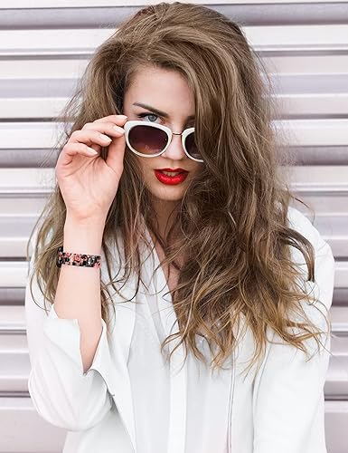 Miniatura 5 de Wearlizer Correa de resina compatible con bandas Fitbit SenseVersa 3 BandsSense 2 BandsVersa 4 bandas para mujeres y hombres, linda correa de