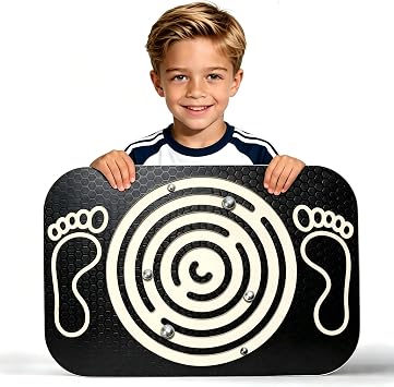 Balance Board Maze for Kids, 17.5 IN Toddlers Wobble Board for Training