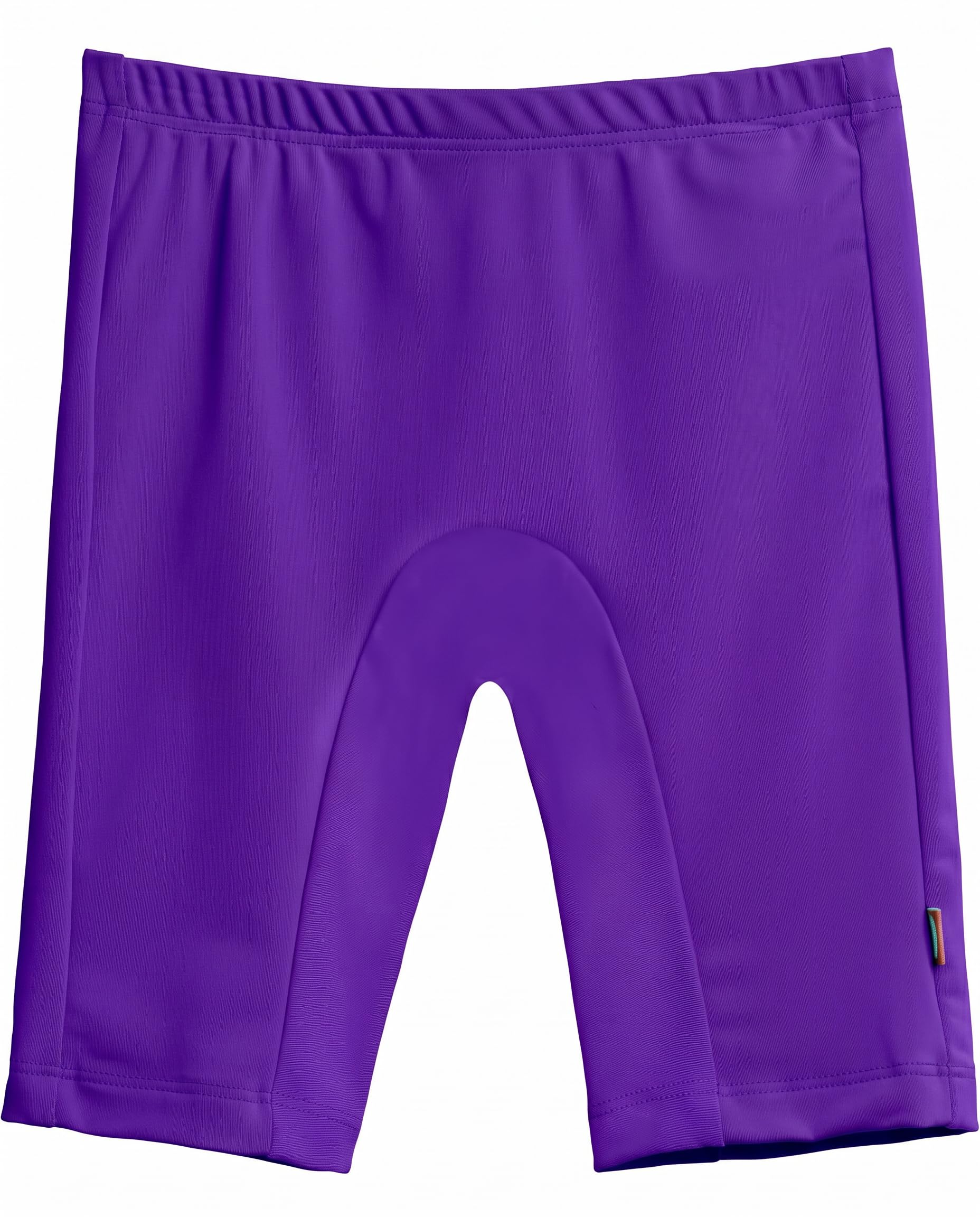 City Threads Girls and Boys Swim Jammers UPF 50+ Made in USA, Kids Swim Shorts for Team Practice and More (Purple, 12)
