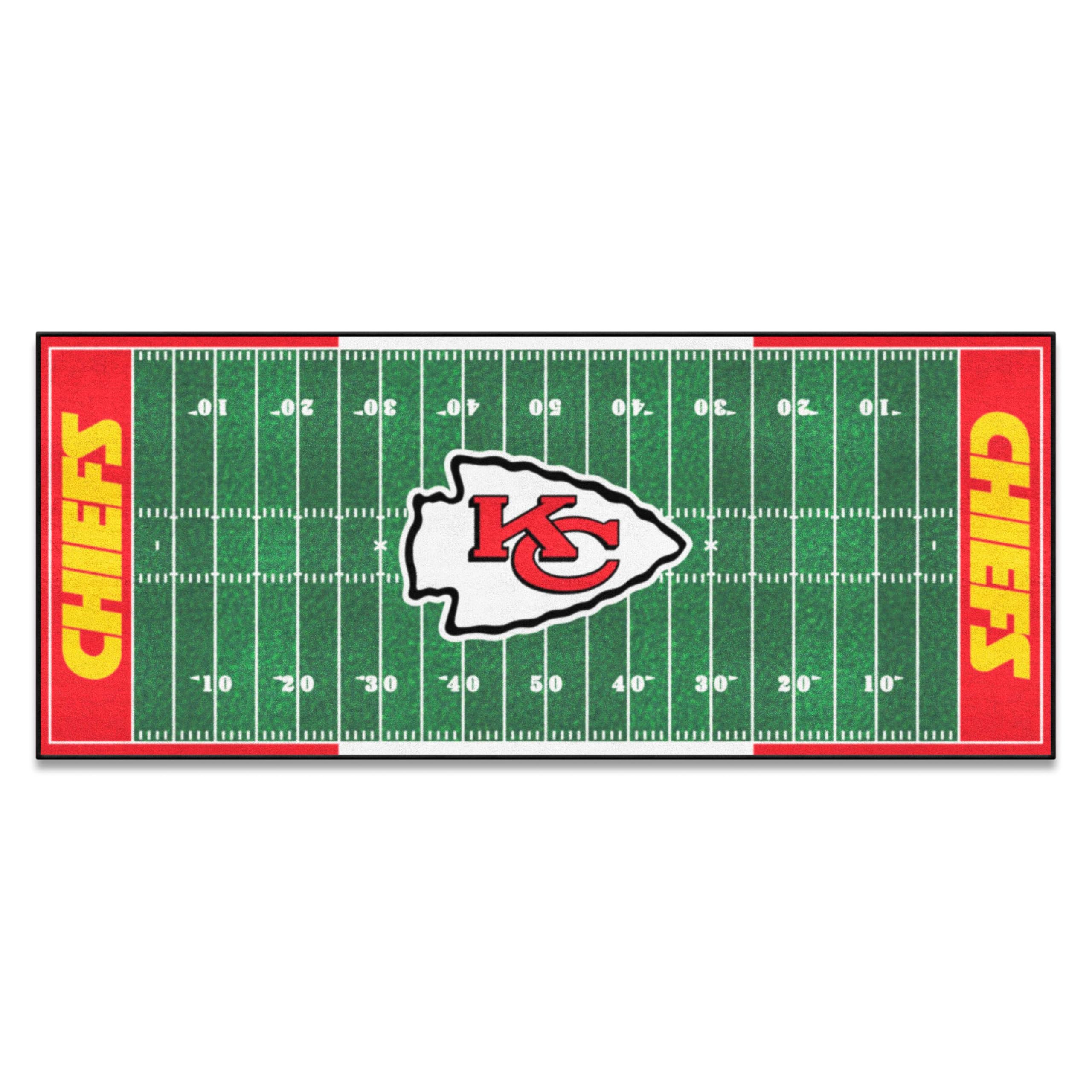 Snapklik.com : FANMATS 7356 NFL - Kansas City Chiefs Field Runner Rug ...