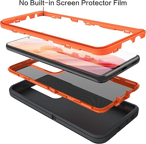 Miniatura 3 de MXX Funda compatible con Galaxy S21 Ultra 3 capas súper resistente protección contra golpes a prueba de polvo diseñada para Samsung Galaxy S21 Ultra