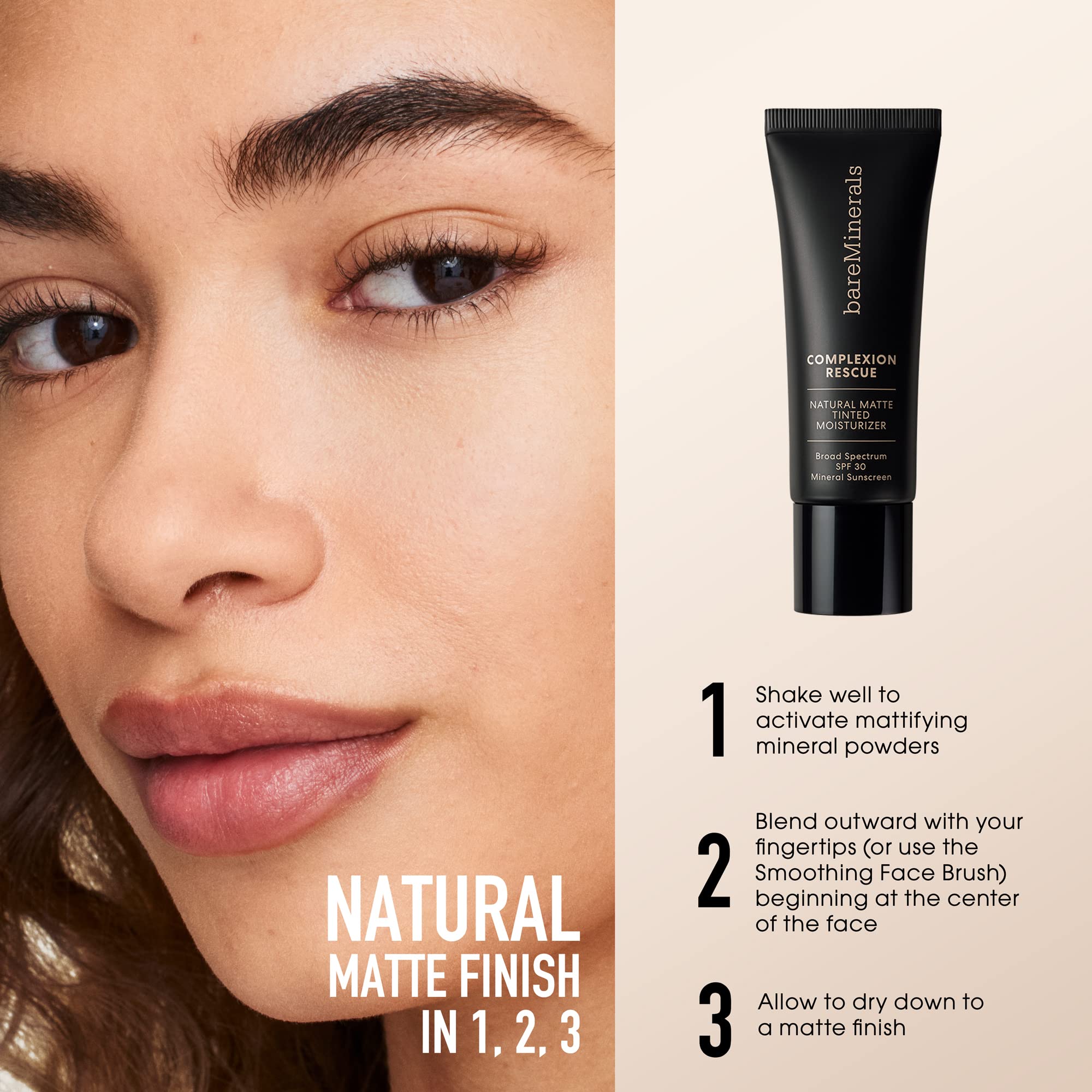 COMPLEXION RESCUE natural matte tinted mineral moisturizer SPF30 35ml