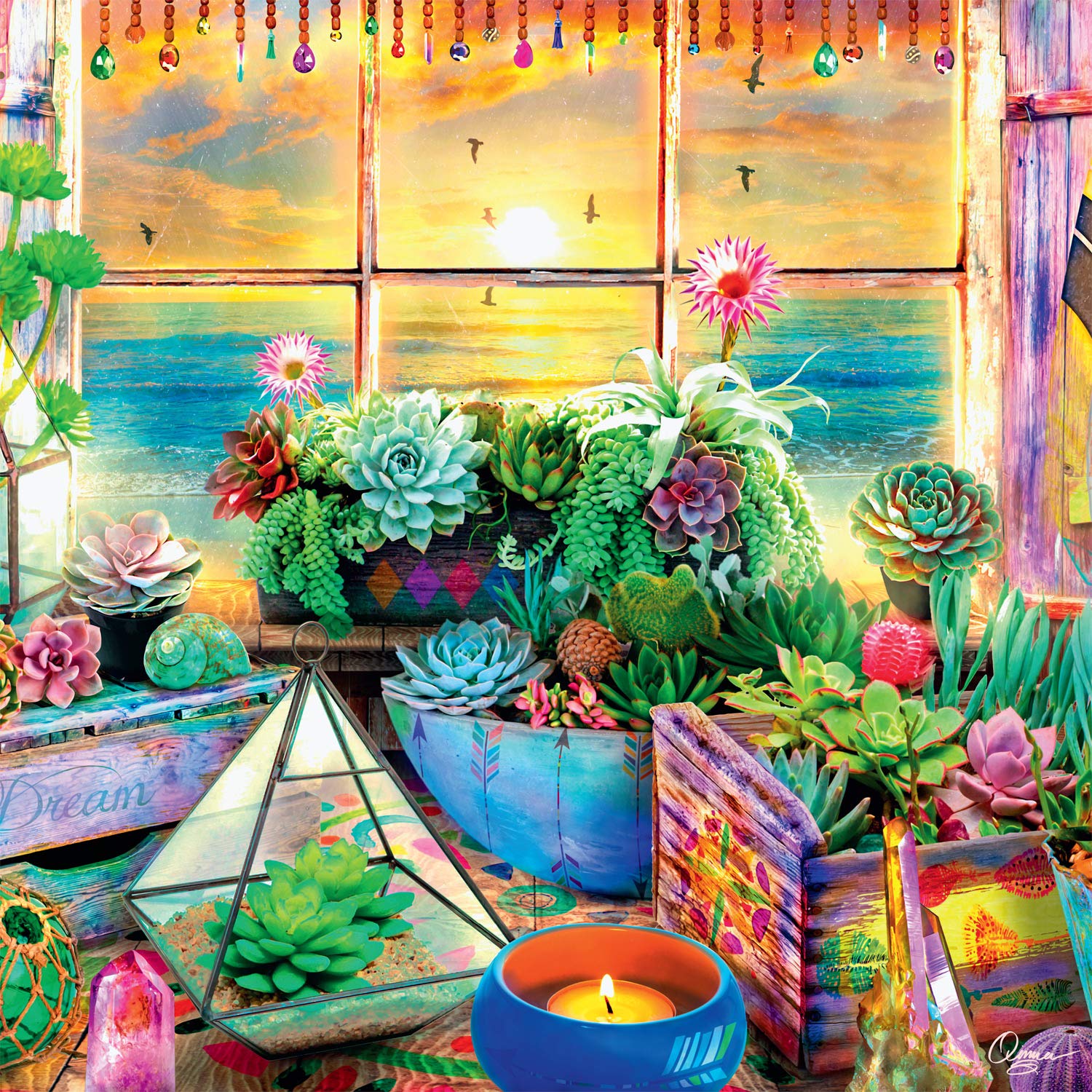 Buffalo GamesGood Vibes - 300 Large Piece Jigsaw Puzzle