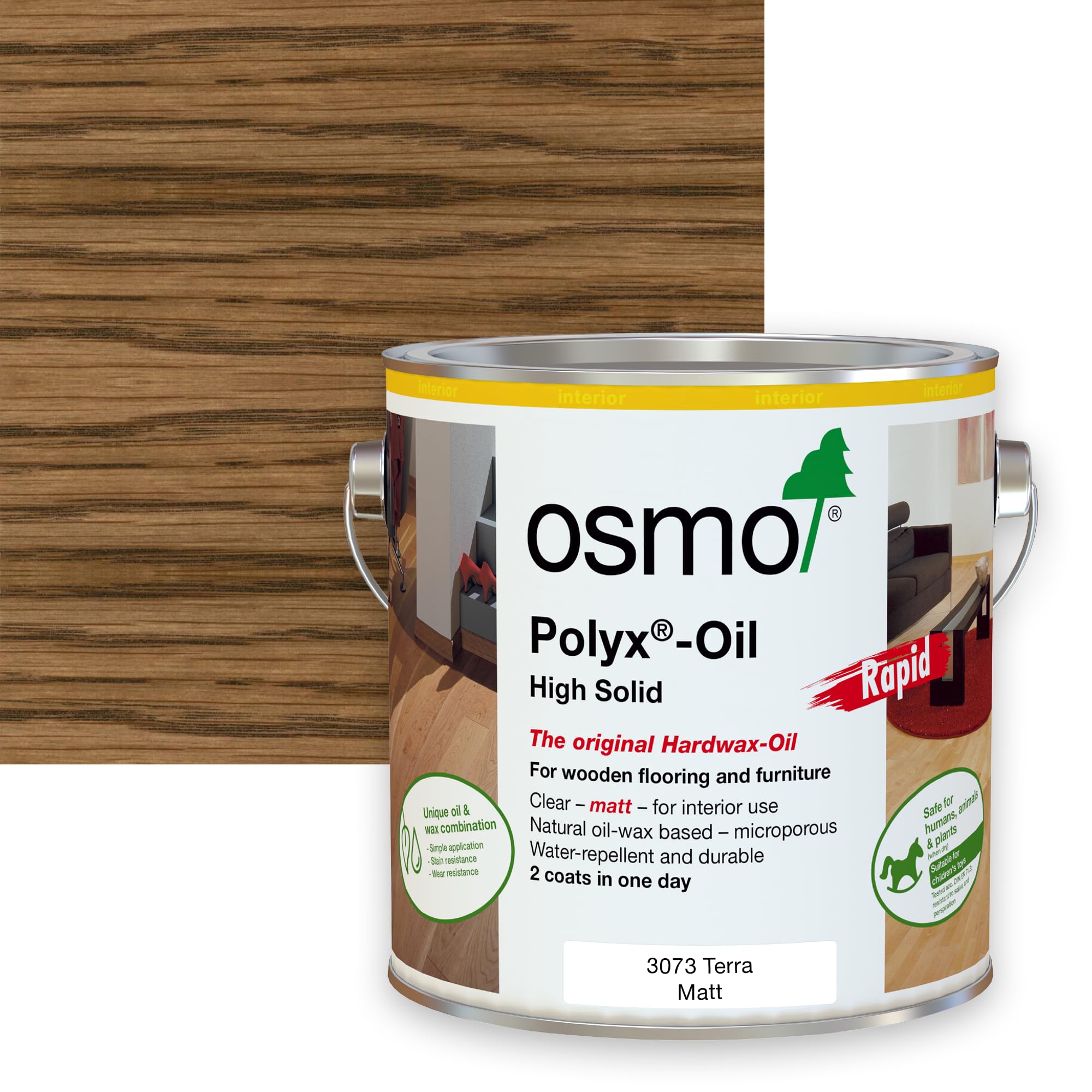 Osmo Original Polyx Oil Rapid Matt (3073 Terra, 2.5l)