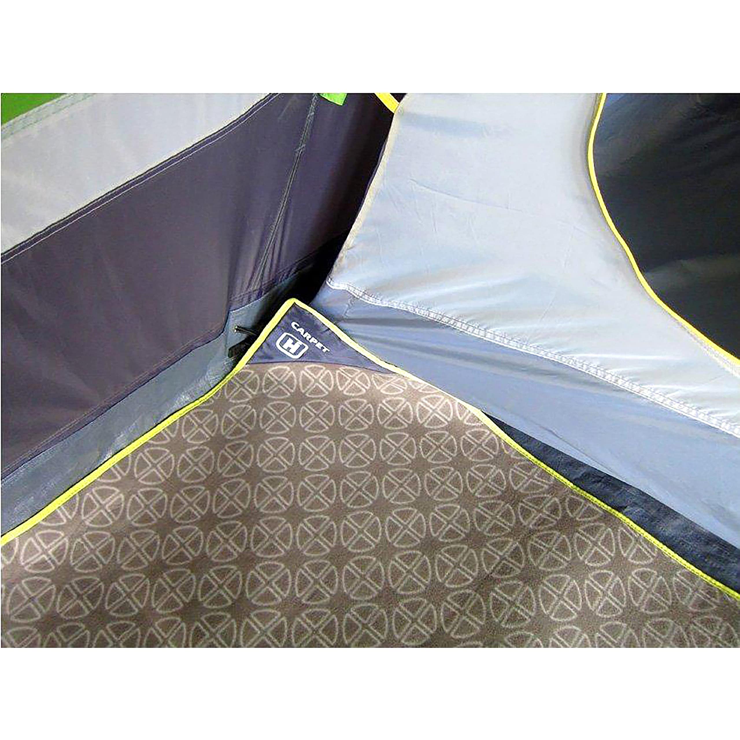 Hi-Gear Vanguard 6 Tent Carpet with Waterproof Backing, Outdoor Rug, Picnic Rug, Picnic Blanket, Festival Essentials, Camping Equipment, Camping Accessories, Grey, Grey, One Size