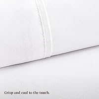 Vista 4 de Juego de sábanas Peru Pima de percal de 415 hilos, 100% algodón Pima peruano