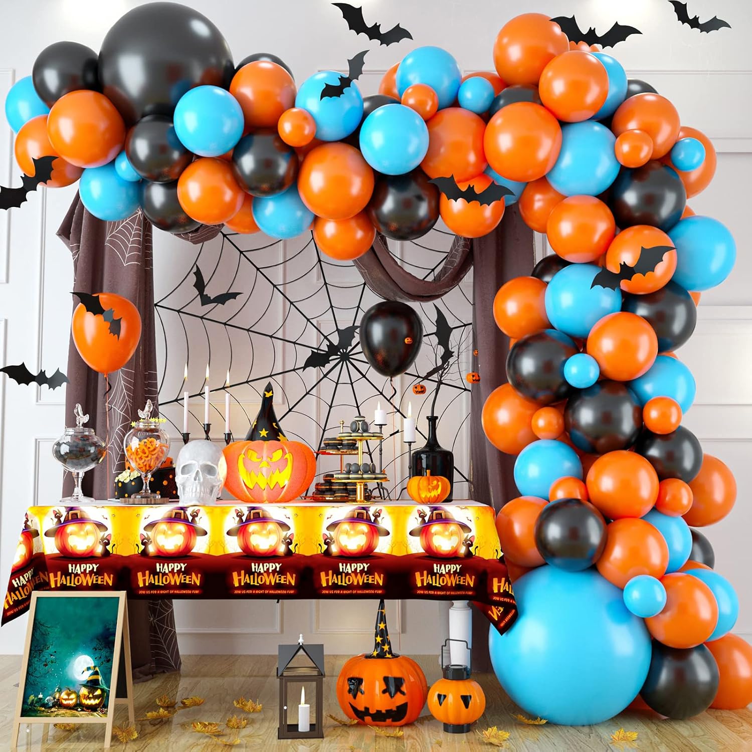 Halloween Balloon Garland Kit, Halloween Balloon Arch Kit