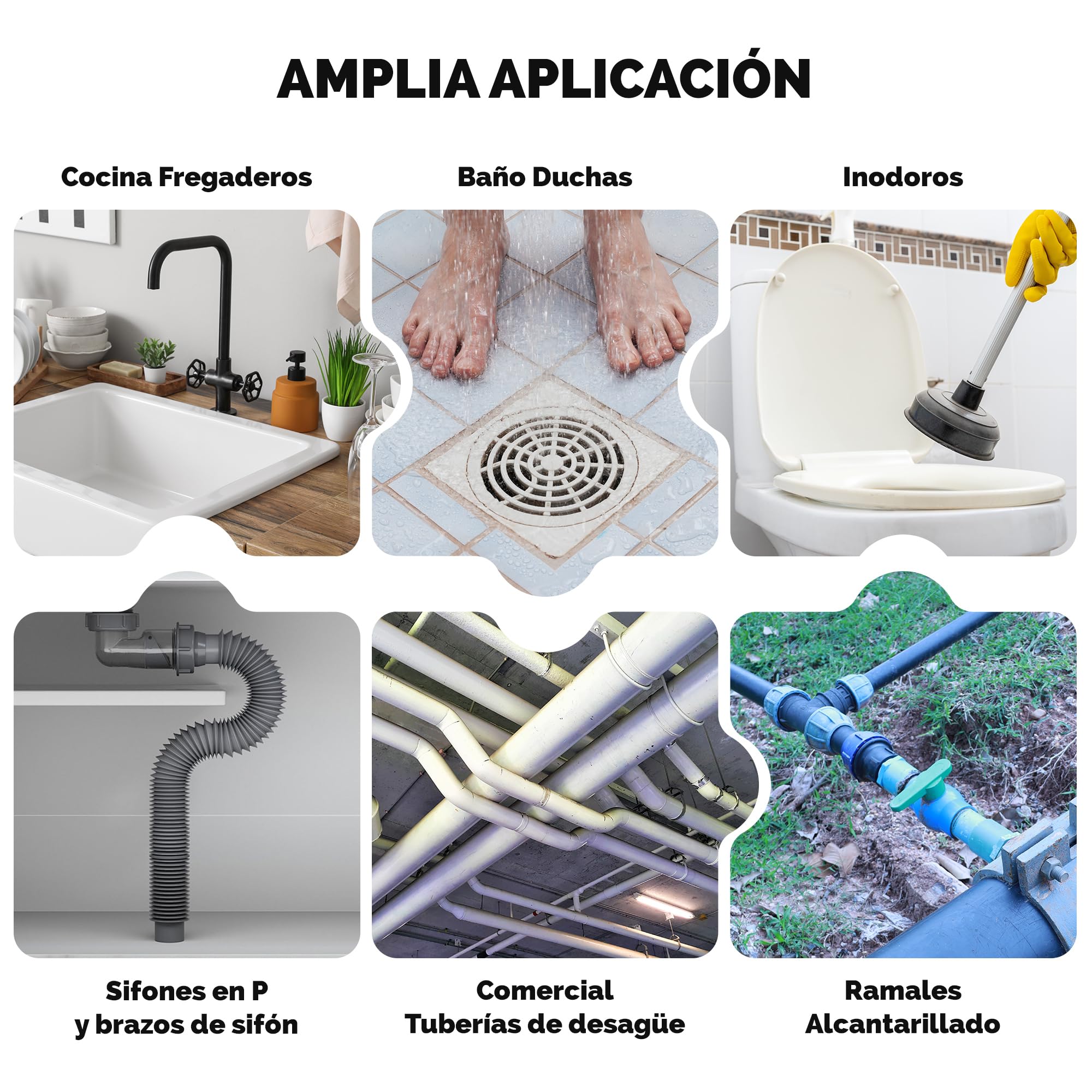 ZELCAN 850W Desatascador de Tuberías Eléctrico Profesional 450r/min Máquina de Limpieza de Desagües Electrico con Espirales para Tubos 20mm a 200mm