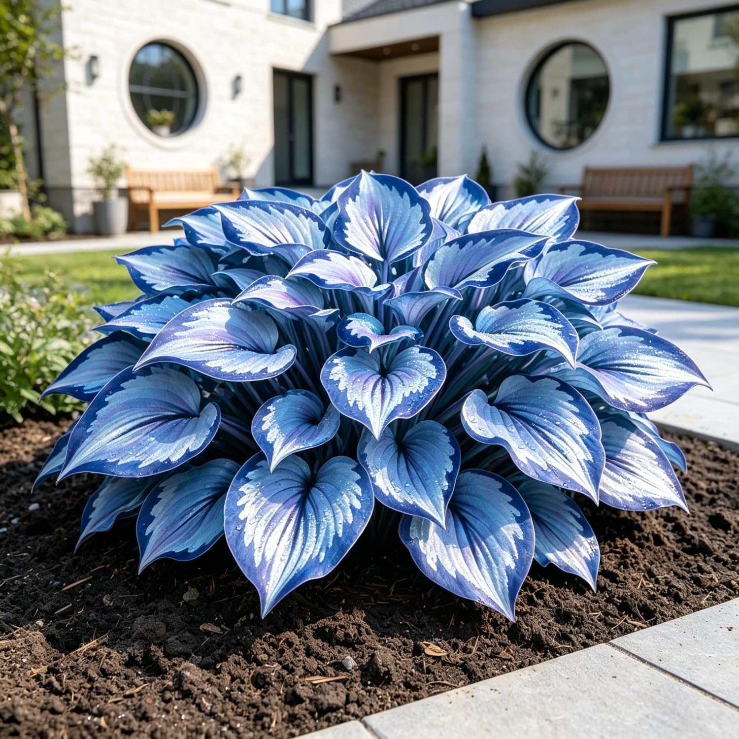 Hardy Hosta Bulbs for Current Planting UK,Stunning Display,Unique-15Bulbs-a