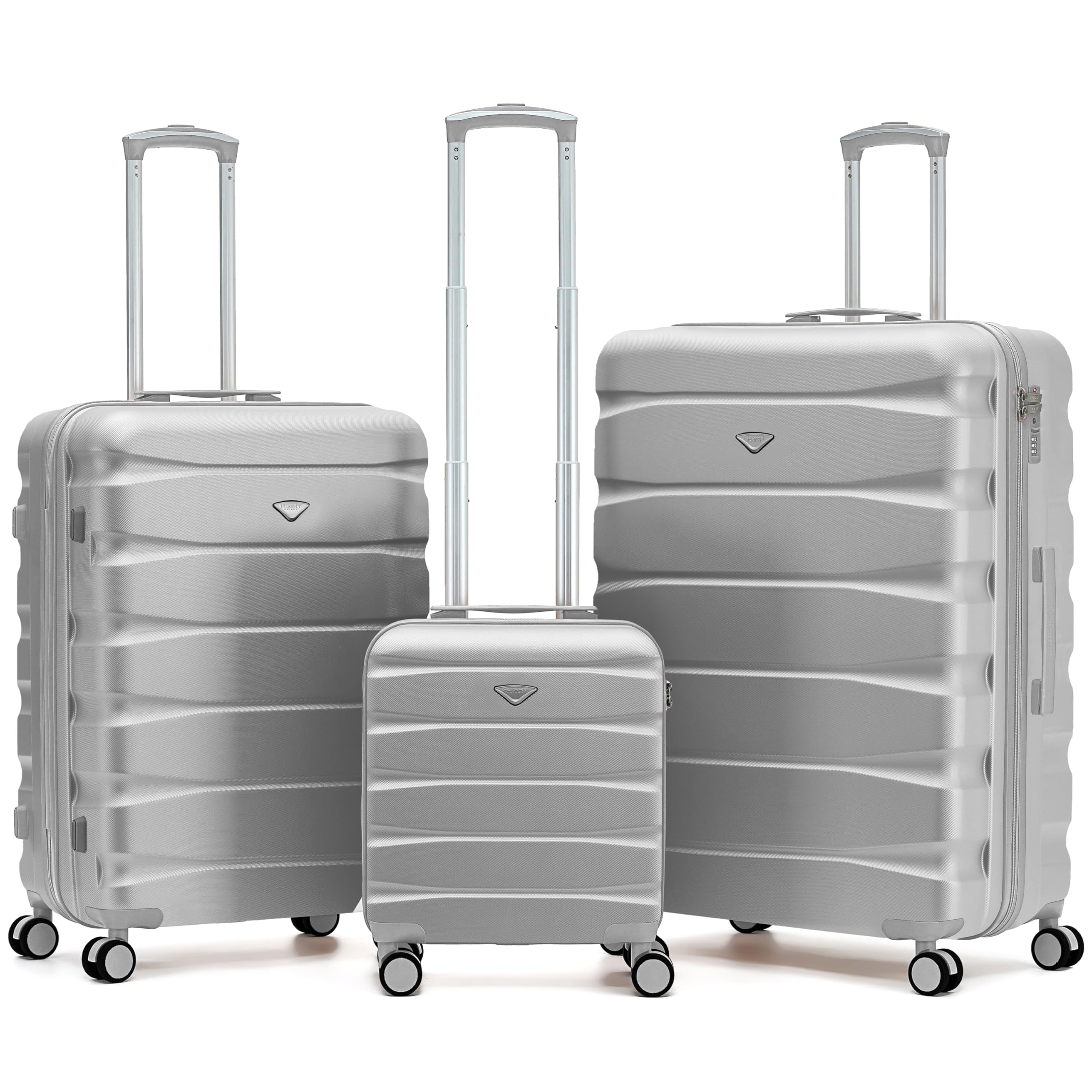 Flight Knight Underseat Cabin Suitcase 45x36x20cm | Free Hand Luggage for EasyJet & Wizz Air | Lightweight ABS Hard Shell with 8 Silent-Glide Spinner Wheels | Max Space Travel Bag — view 83