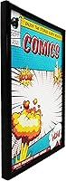 Vista 2 de Marco para cómics, paquete de 4, protección UV ultravioleta, se adapta a Current Comics de hasta 6, 34 x 10 pulgadas, 14 pulgadas, para pared