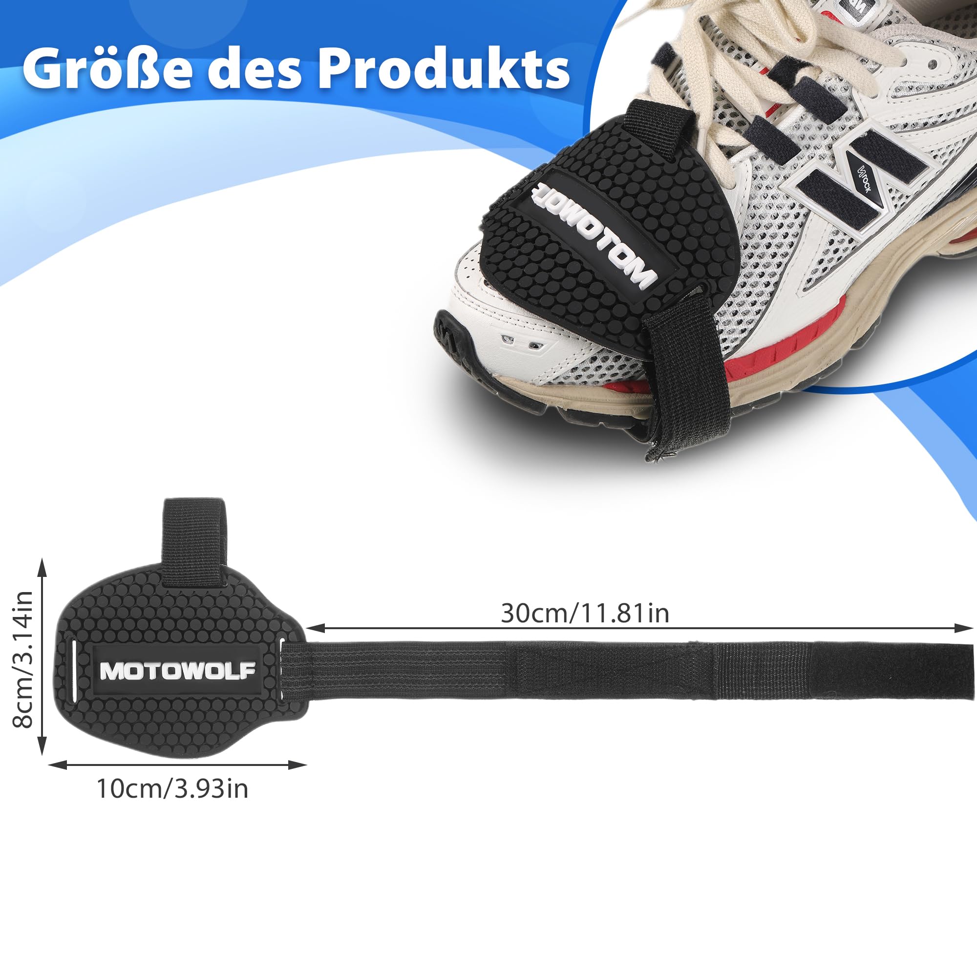 Voarge Schutzschuh Für Motorrad Schaltknauf - Universal Größe Motorradzubehör