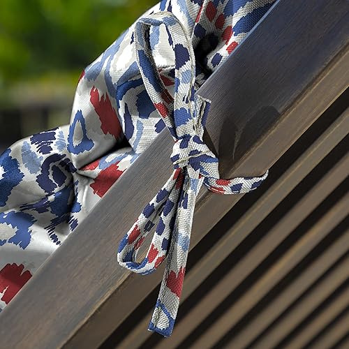 Miniatura 8 de Arden Selections - Cojín de tumbona para exteriores, repelente al agua, resistente a la decoloración, 22 x 77 pulgadas, azul Clark