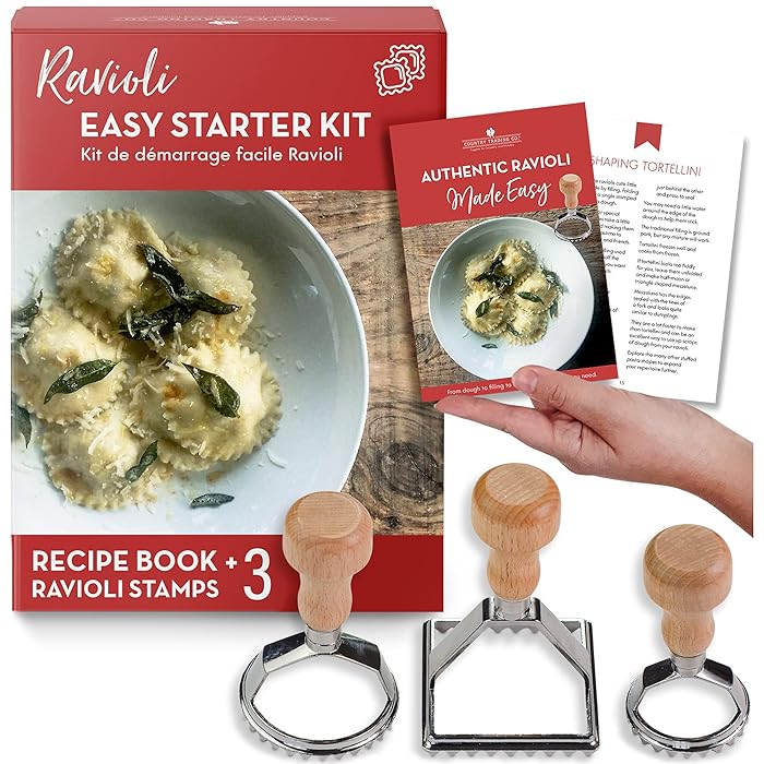 Buy Easy Ravioli Maker Starter Kit 3 Ravioli Mold Pasta Gift Set