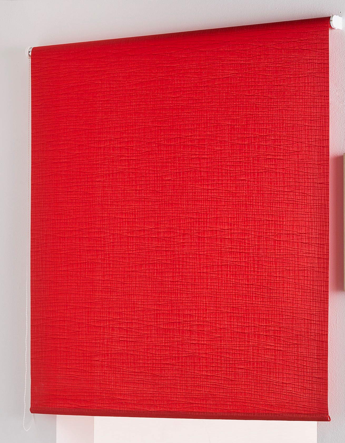 Estoralis - Aitana - Store Enrouleur Tamisant, 150 x 175 cm, Couleur Rouge