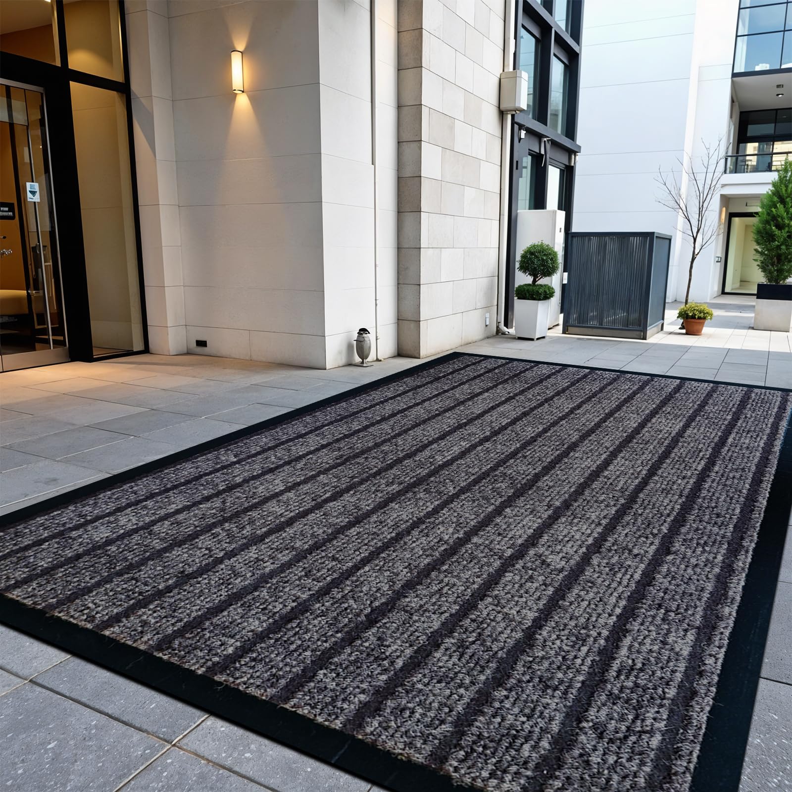 【新着商品】玄関マット 業務用 家庭用 屋外 室内 滑り止め 速乾 吸水 泥落と Amazon | BEIGAOFENG 玄関マット 屋外 室内 滑り止め 泥落としマット