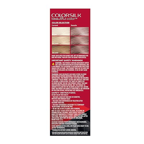 Miniatura 826 de Revlon Colorsilk Beautiful Color - Tinte permanente para el cabello con queratina, 100 % cobertura de las canas, sin amoníaco, negro 10