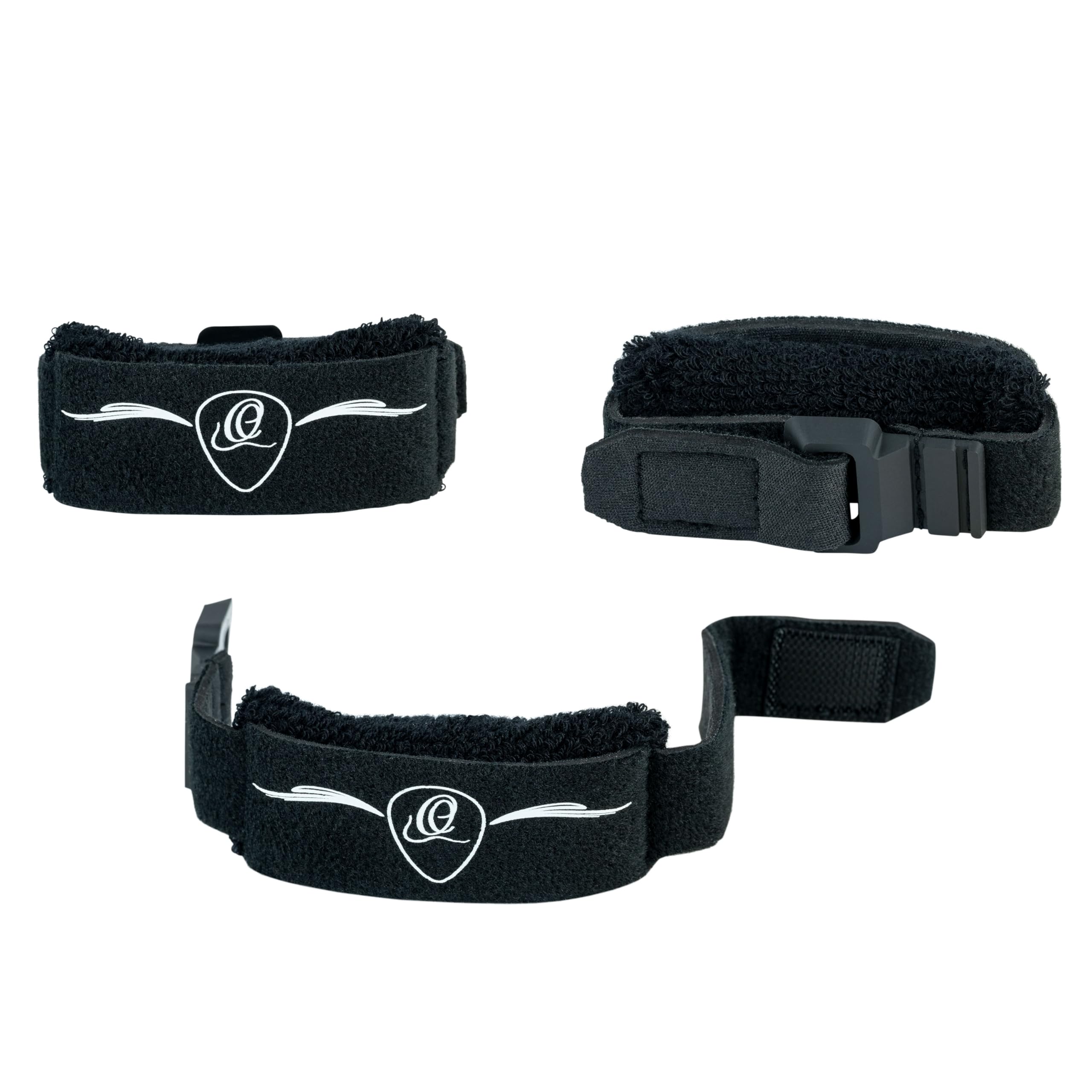 Ortega Guitars String Mute Accessory - Medium Size - for Bass Classical Guitar - Nylon, Black (OSMU-M), Schwarz