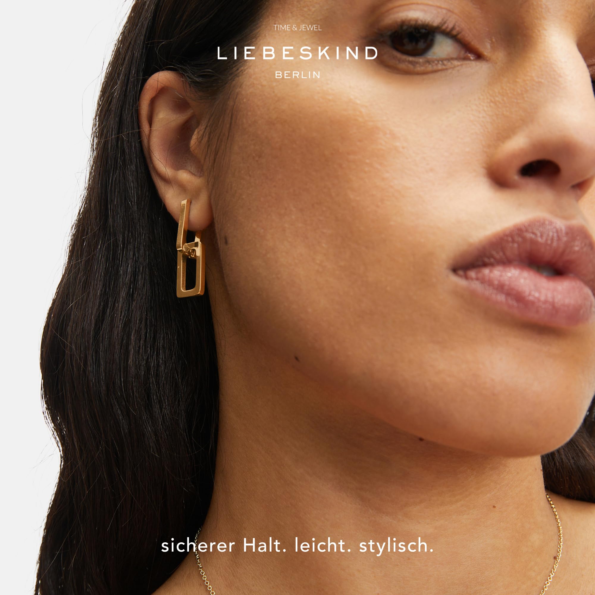 LIEBESKIND BERLIN Damen Schmuck – Eine tolle Kollektion aus Ohrringen, Ketten und Armbändern mit coolen Link-Chain Details aus Edelstahl - Moderne, alltagstaugliche Styles