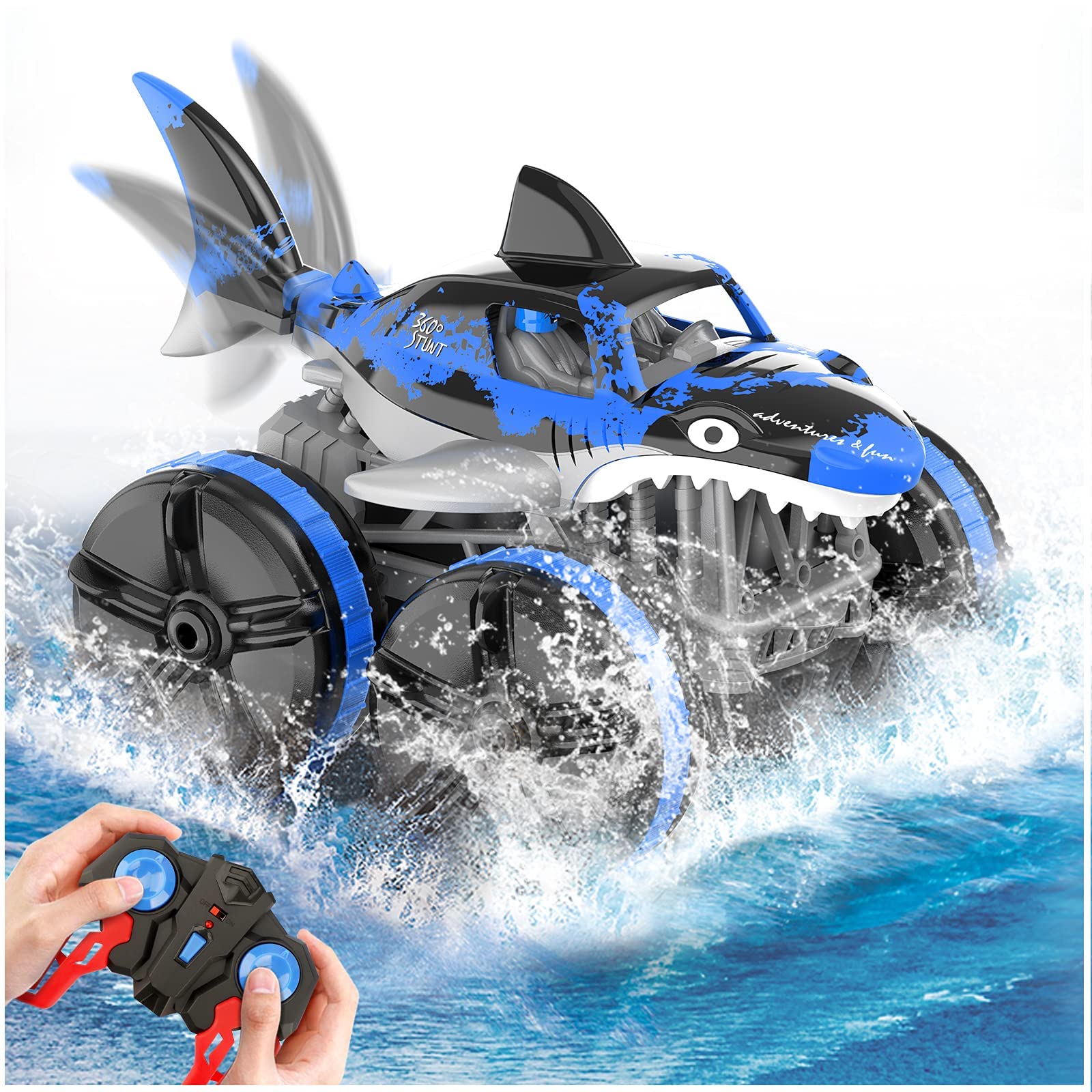 Buy Amphibious Remote Control Car, KASTWAVE 2.4 GHz 4WD Remote Control