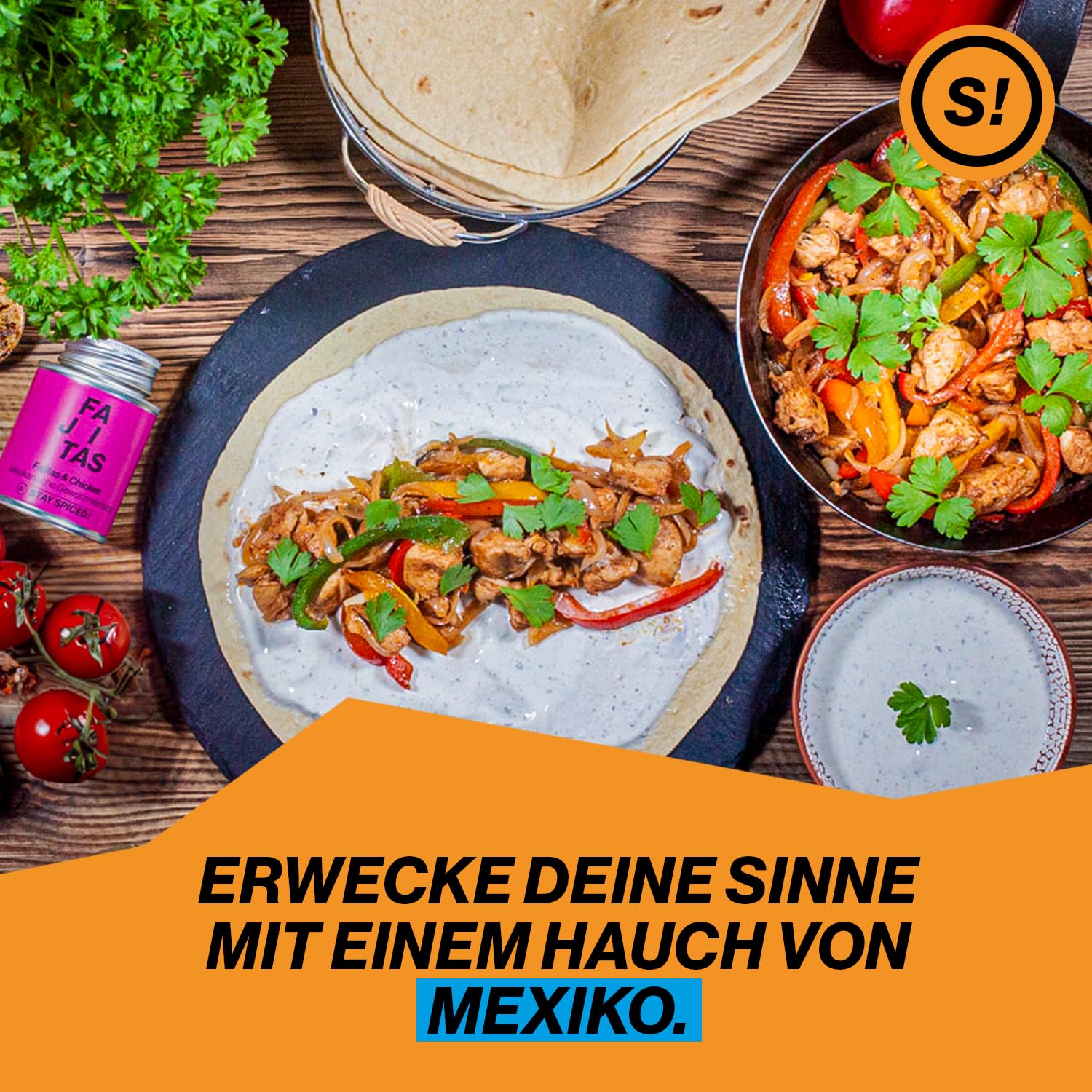 STAY SPICED! Grill | Premium Geschenkbox mit 6 Gewürzen