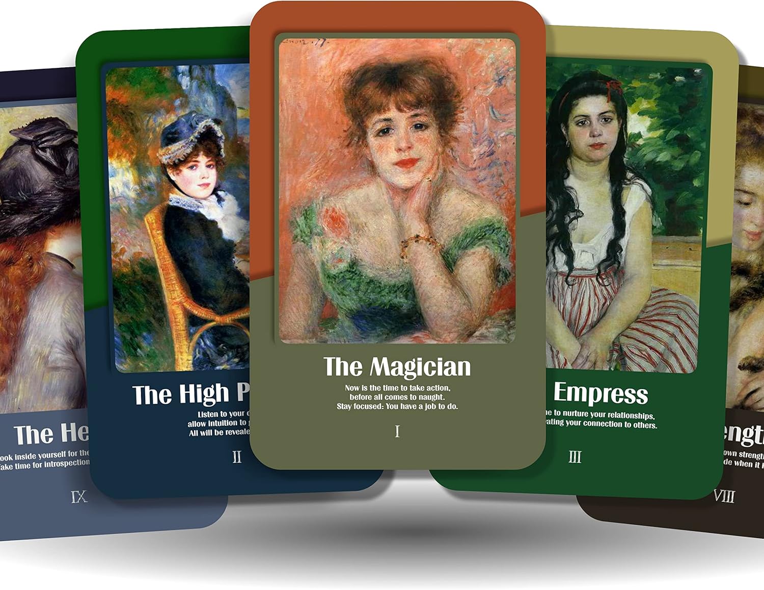 Ibiza Tarot Renoir Tarot - Major Arcana Cards | Fortune Telling Tarot Cards Deck for Beginners | Authentic Tarot Experience - Set of 22 Cards