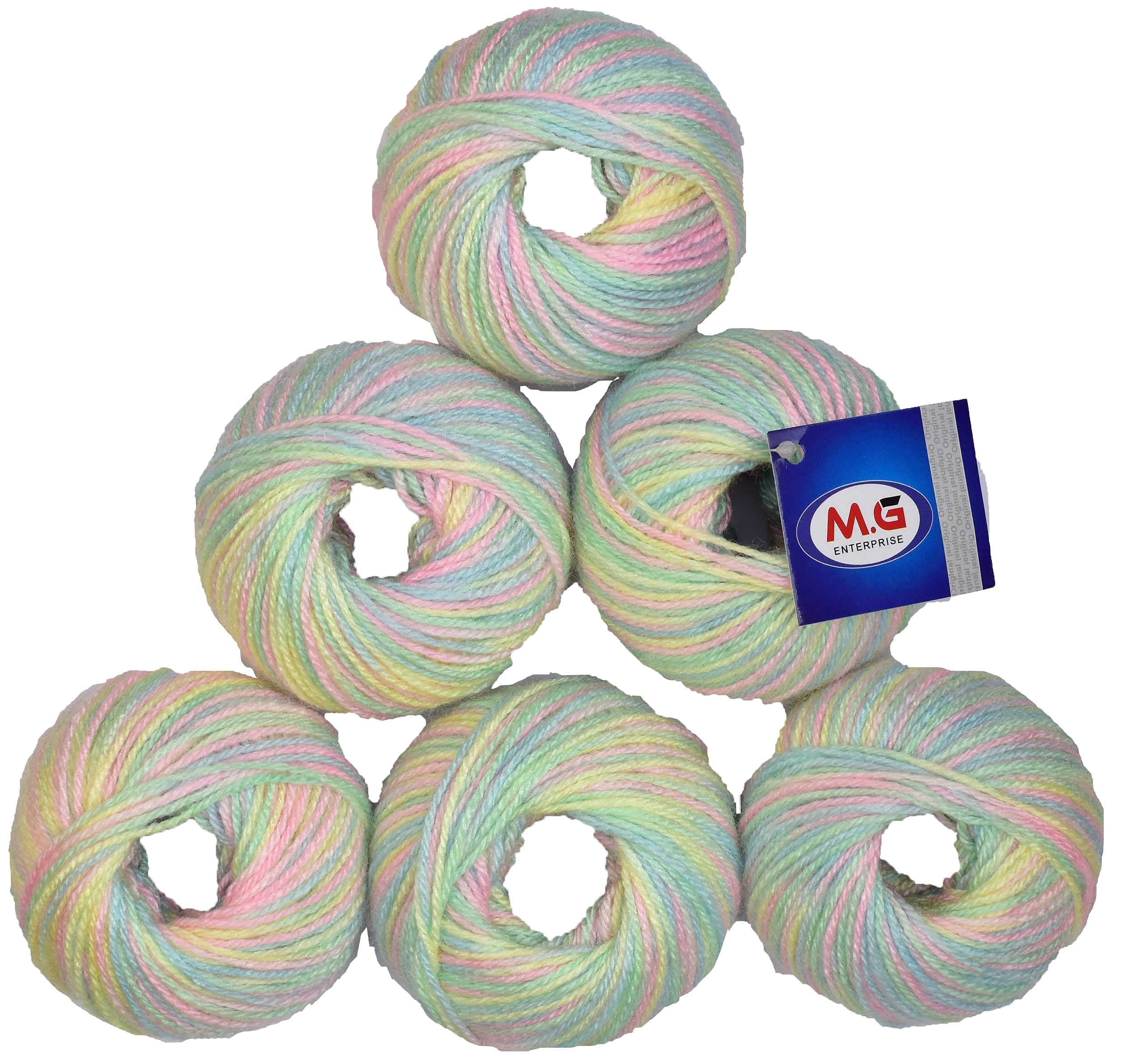 SIMI ENTERPRISE100% Acrylic Wool M3 (Pack of 16) Baby Soft Wool Ball Hand Knitting Wool/Art Craft Soft Crochet Hook Yarn, Needle Knitting Yarn Thread Dyed … I