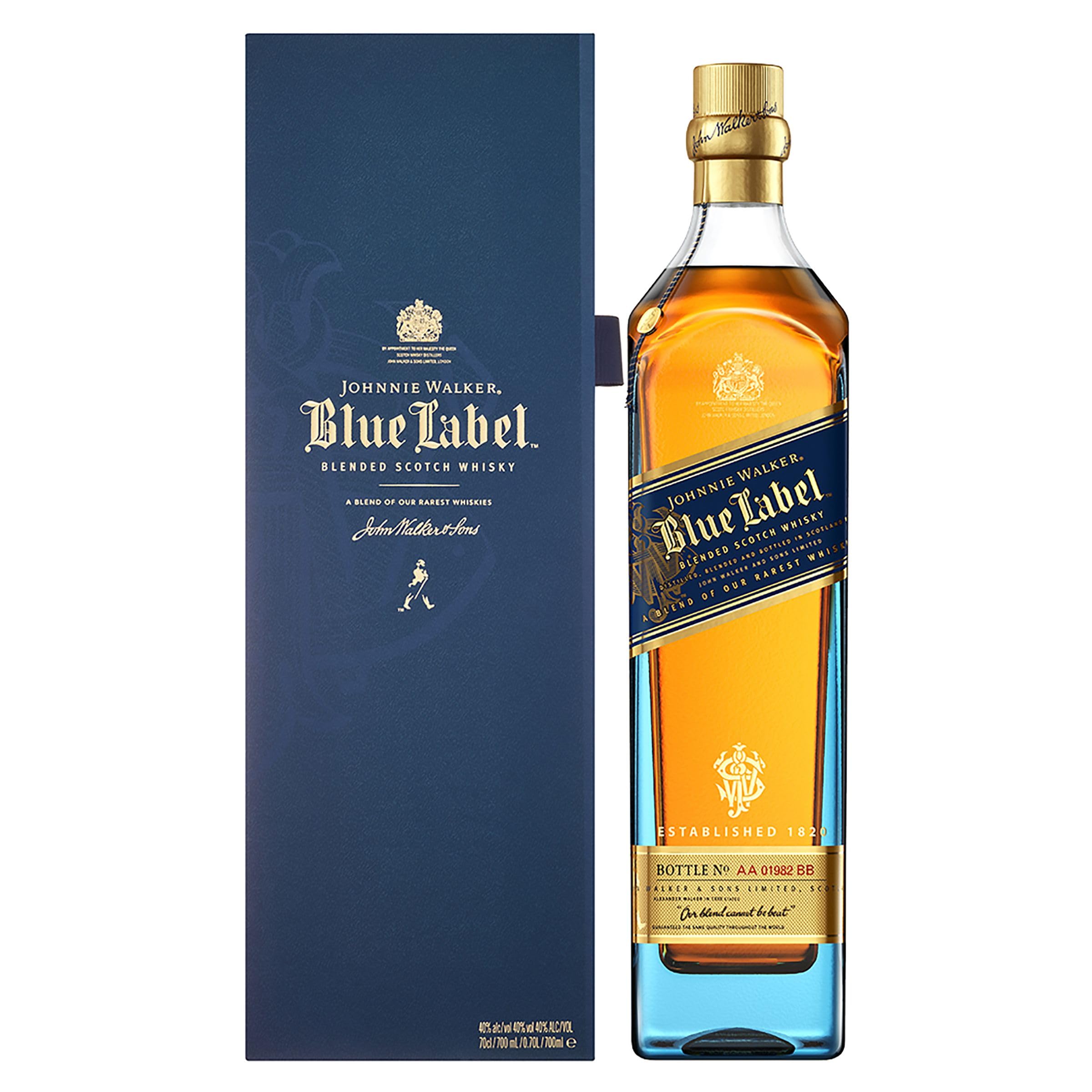 ウイスキー JOHNNIE WALKER Blue Label 750ml Amazon.co.jp: ジョニーウォーカーブルーラベル 箱入り [ ウイスキー