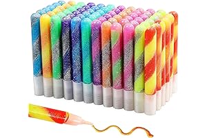 72 Pack Rainbow Glue Pens