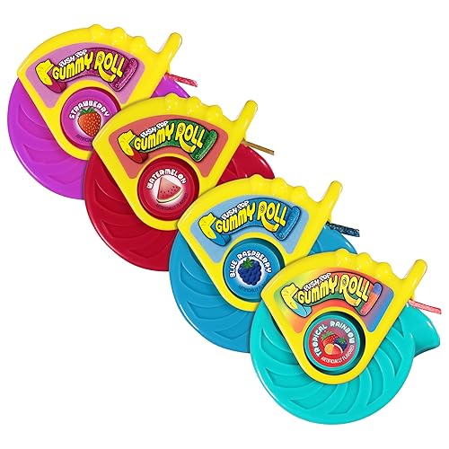 Miniatura 3 de Push Pop Gummy Roll - Bolsa de 4 unidades con sabores afrutados surtidos, 1.4 oz