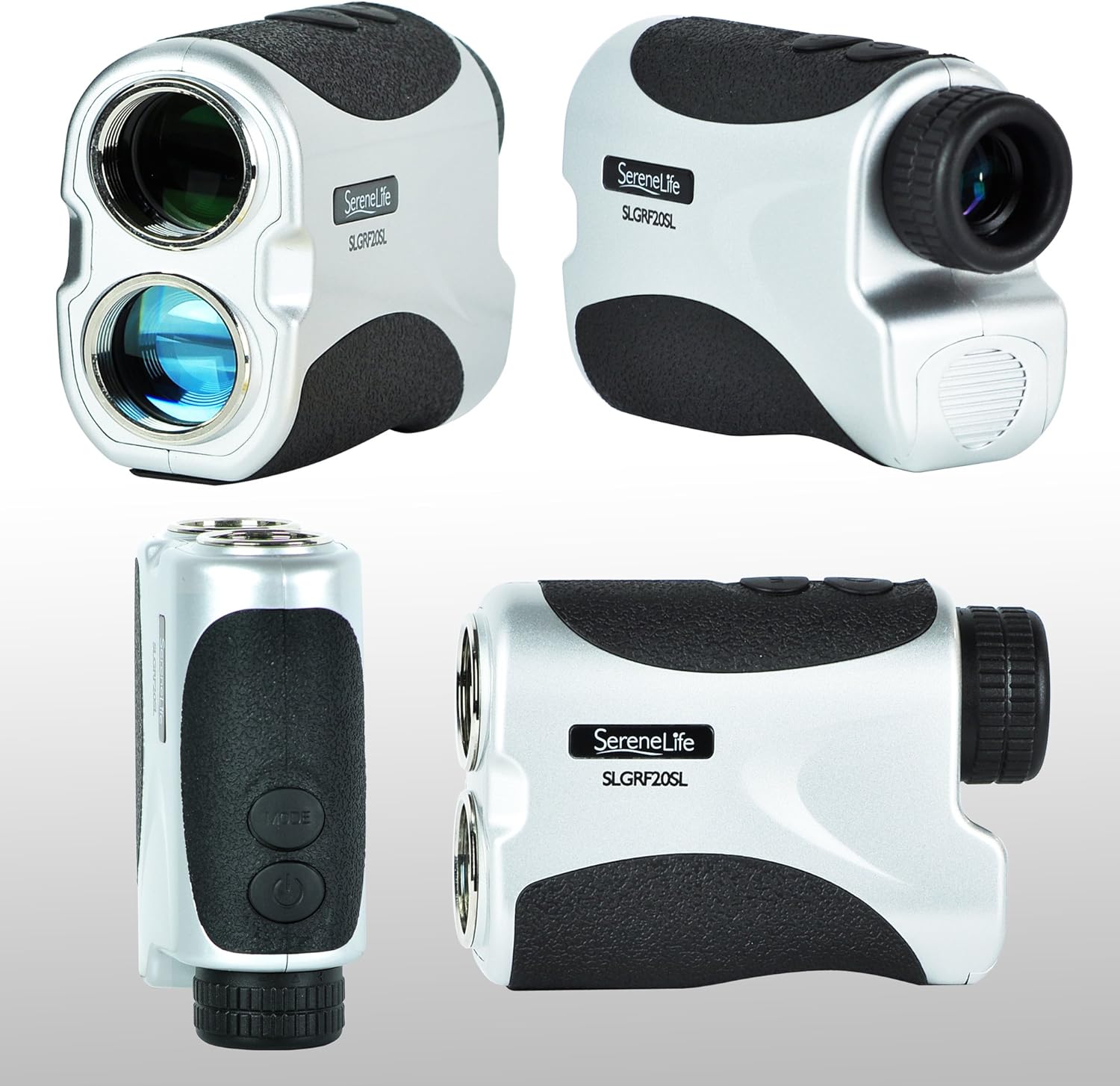 SereneLife Advanced Golf Laser Rangefinder - 546.2 Yard Digital Accuracy Distance Meter with Pinsensor Technology, 6X Magnification and 2 Modes for Hunting, Shooting, Archery and More - SLGRF20SL : Everything Else