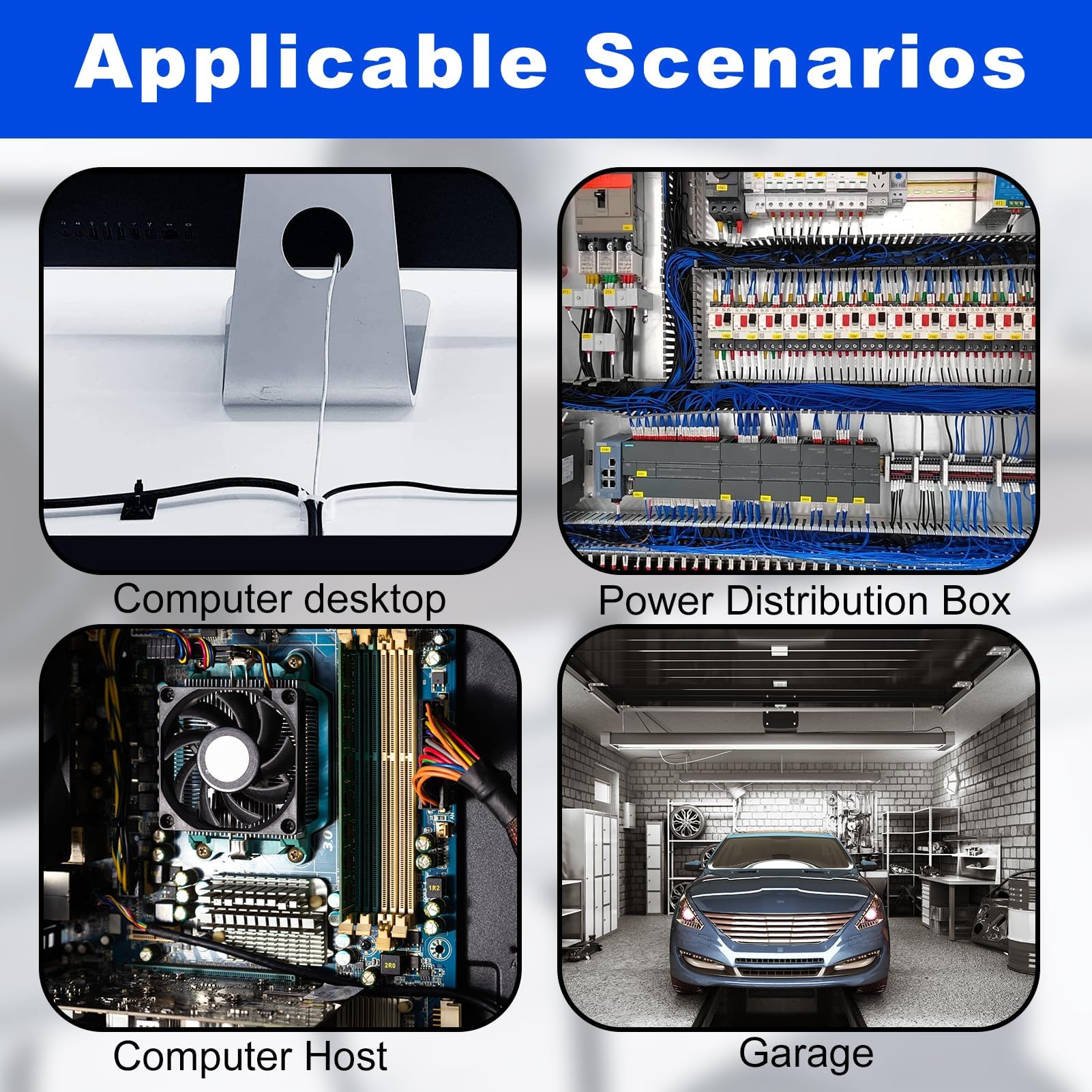 TRADEFORCE - TDM0004490001 BASETTA ADESIVA NATURALE 20X20 100PZ - Foto 10