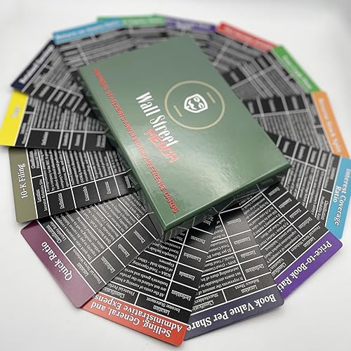 Miniatura 8 de Wall Street Merch Tarjetas didácticas de inversión: estados financieros maestros - Aprenda a analizar los balances, el flujo de efectivo y los