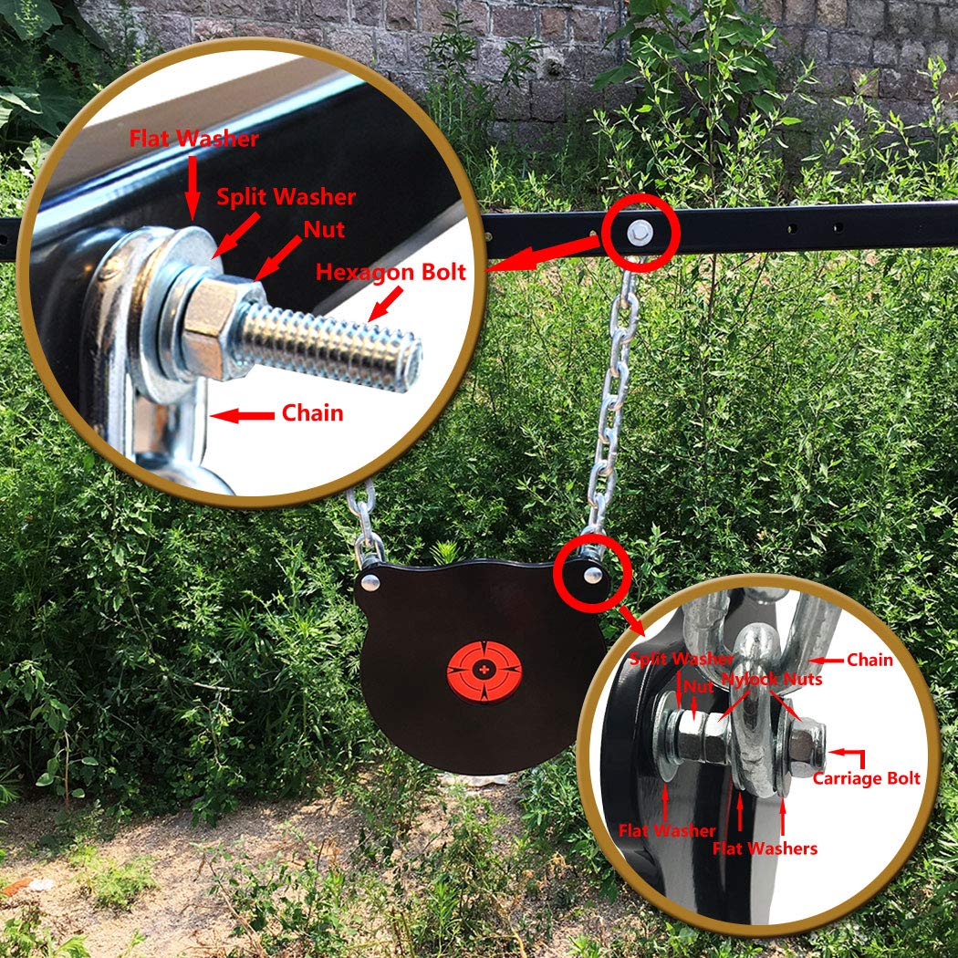 Buy Highwild AR500 Steel Shooting Target Bullseye Gong Silhouette